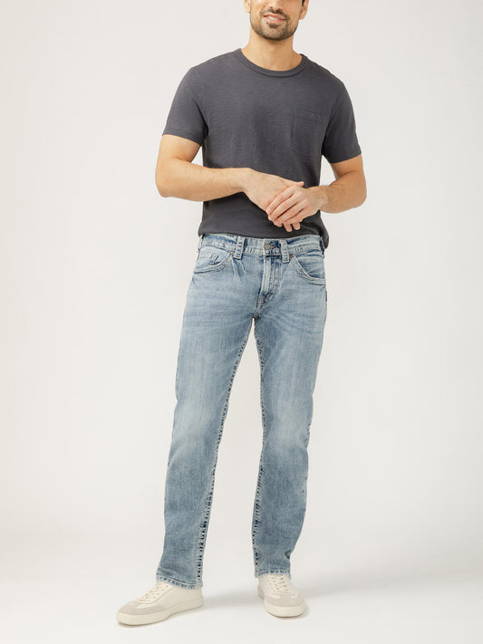 Eddie Relaxed Fit Slim Straight Jeans/Indigo