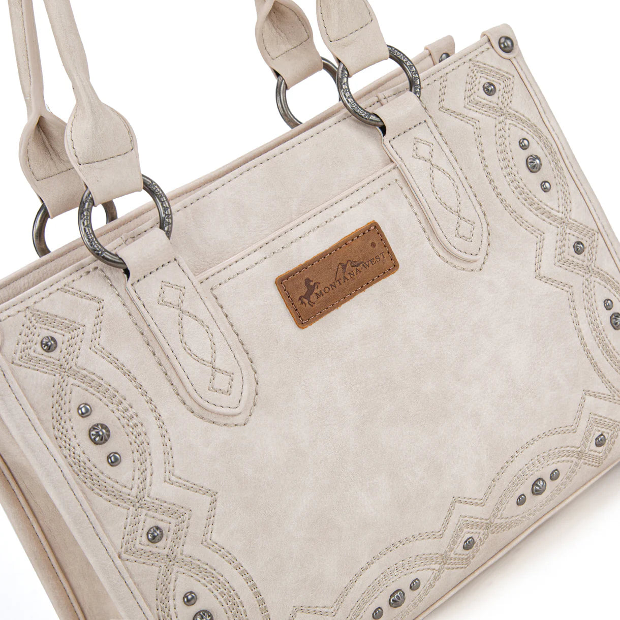 MW1334G-8250 Montana West Embroidered Concealed Carry Collection Tote