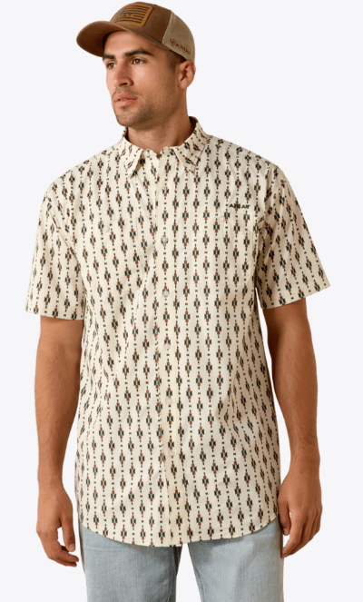 MNS Printed 360 Airflow Classic Fit Shirt