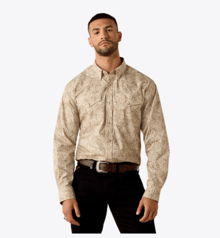 MNS Trevon Classic Fit Snap Shirt
