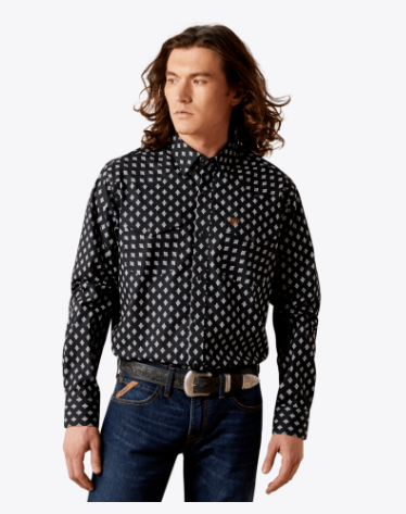 BLACK MNS Felix Fitted Shirt