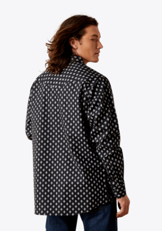 BLACK MNS Felix Fitted Shirt
