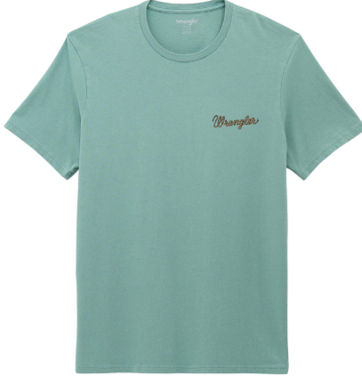 Wrangler® Graphic Short Sleeve T-Shirt - Regular Fit - Oil Blue - 112375739