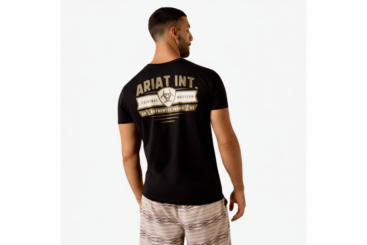 MNS Ariat Banner Badge T-Shirt