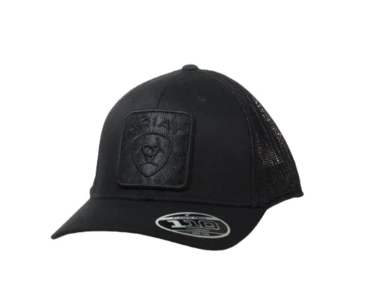 Ariat Men's Flex Fit 110 Logo Black Cap
