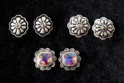 Silver Strike Ladies Earrings 3pc AB Crystal Silver