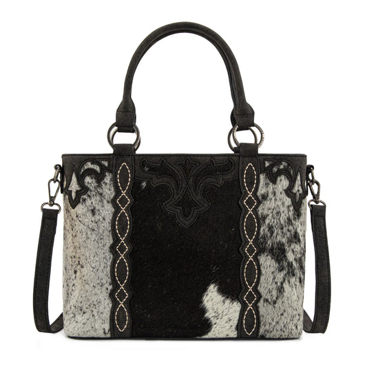 Trinity Ranch Genuine Hair-On Cowhide Collection Concealed Carry Tote
