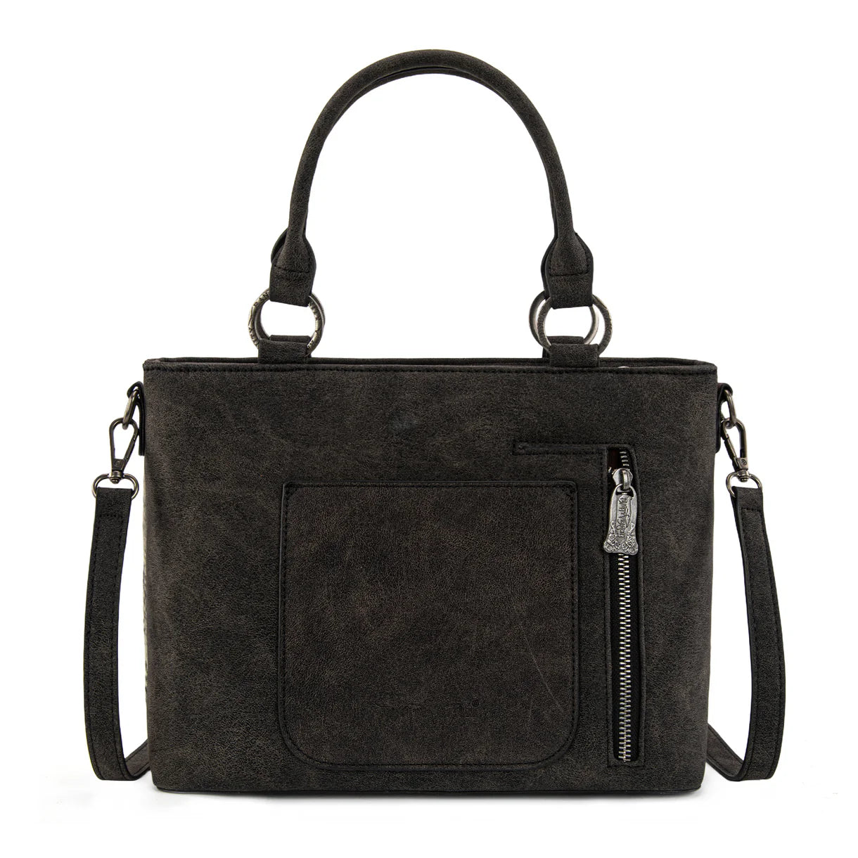 Trinity Ranch Genuine Hair-On Cowhide Collection Concealed Carry Tote
