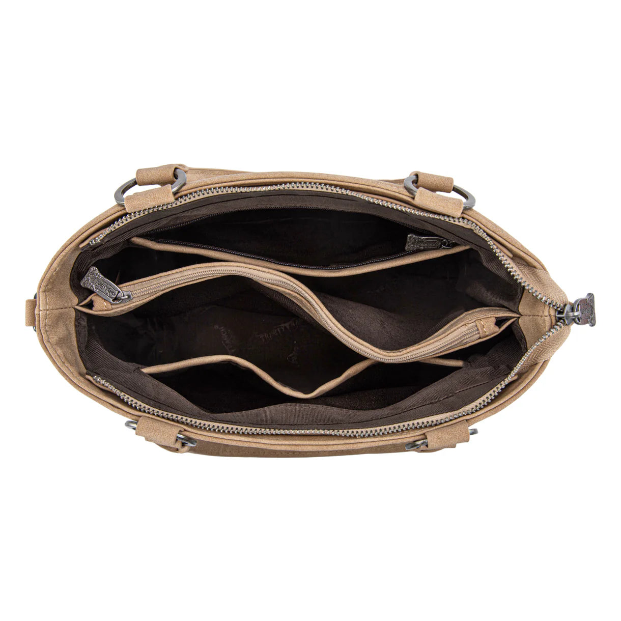 Trinity Ranch Genuine Hair-On Cowhide Collection Concealed Carry Tote