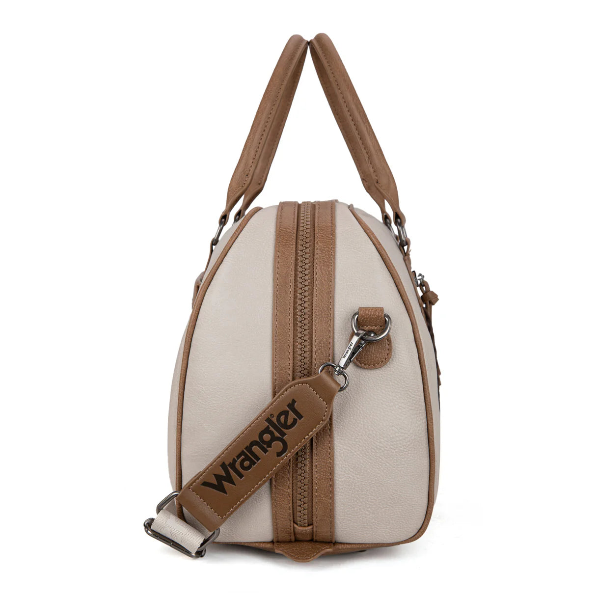 WG185-5110 Wrangler Whipstitch Collection Duffle Bag -Light Grey