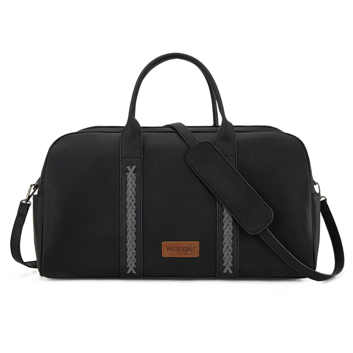 WG262-5110 Wrangler Whipstitch Collection Duffle Bag -Black