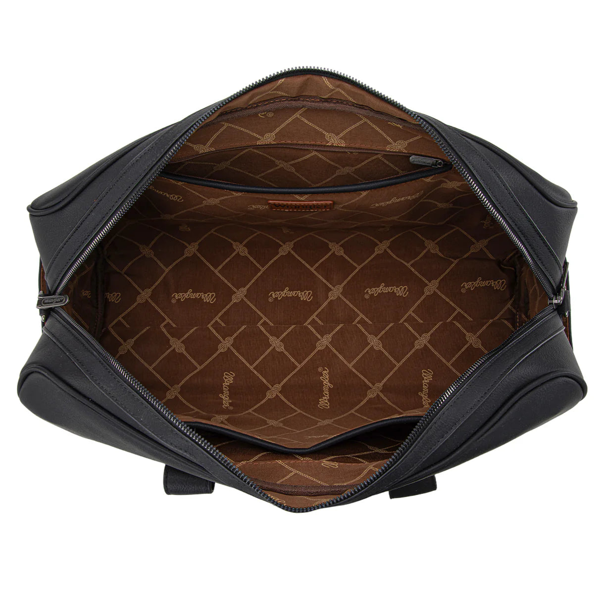 WG262-5110 Wrangler Whipstitch Collection Duffle Bag -Black