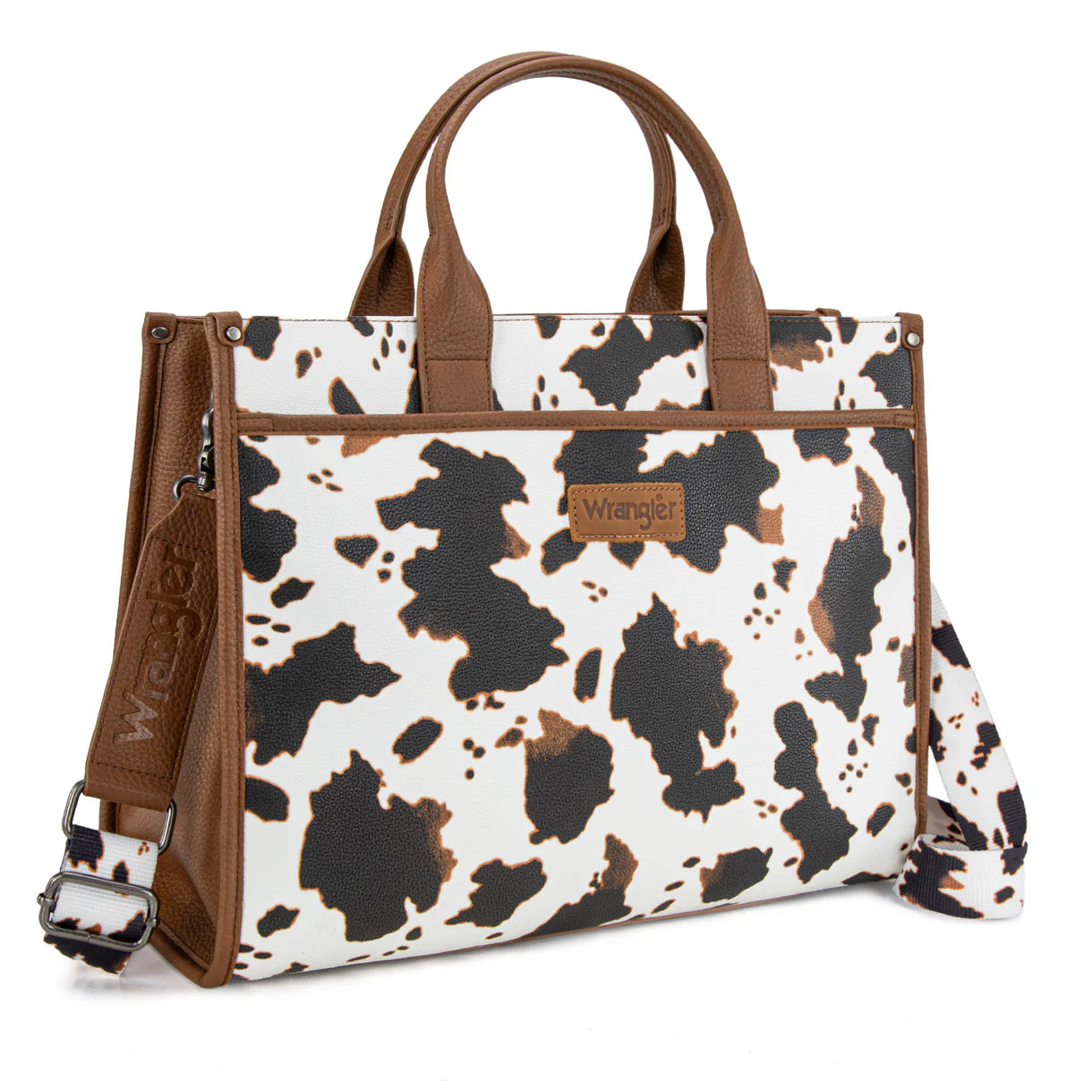 WG288-8119 Wrangler Carry-All Large Tote Work Tote /Crossbody - Cow-Brown