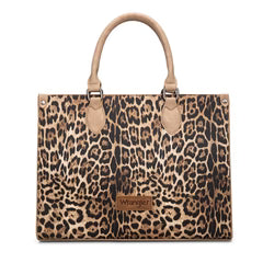 Wrangler Leopard Print Wide Tote Bag/Crossbody