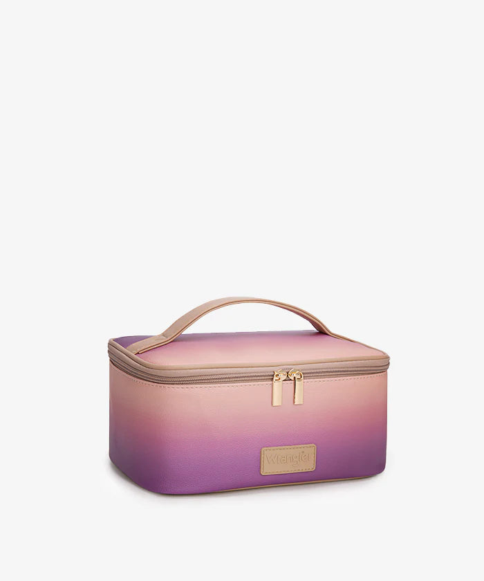 wg392-9000pp Wrangler Cosmetic Travel Case-Purple