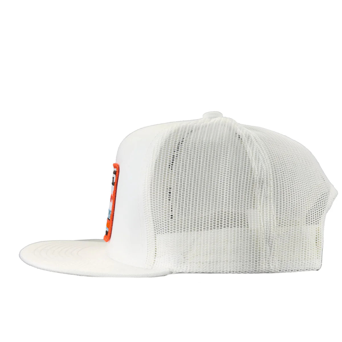 Lazy J Ranch White Rio Grande Classic Five Panel Trucker Hat