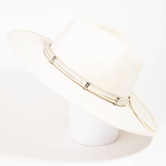 Wide Brim Fedora Fashion Hat
