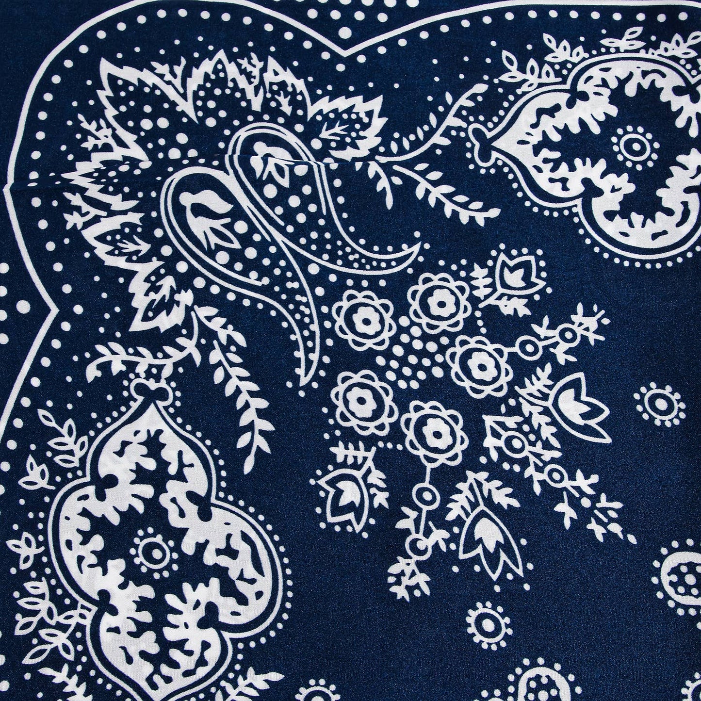 Light Paisley Design Square Bandana Scarf