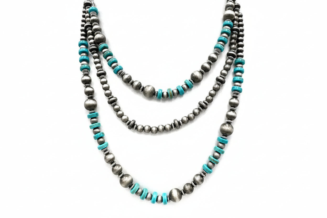 Navajo Turquoise Layer Necklace