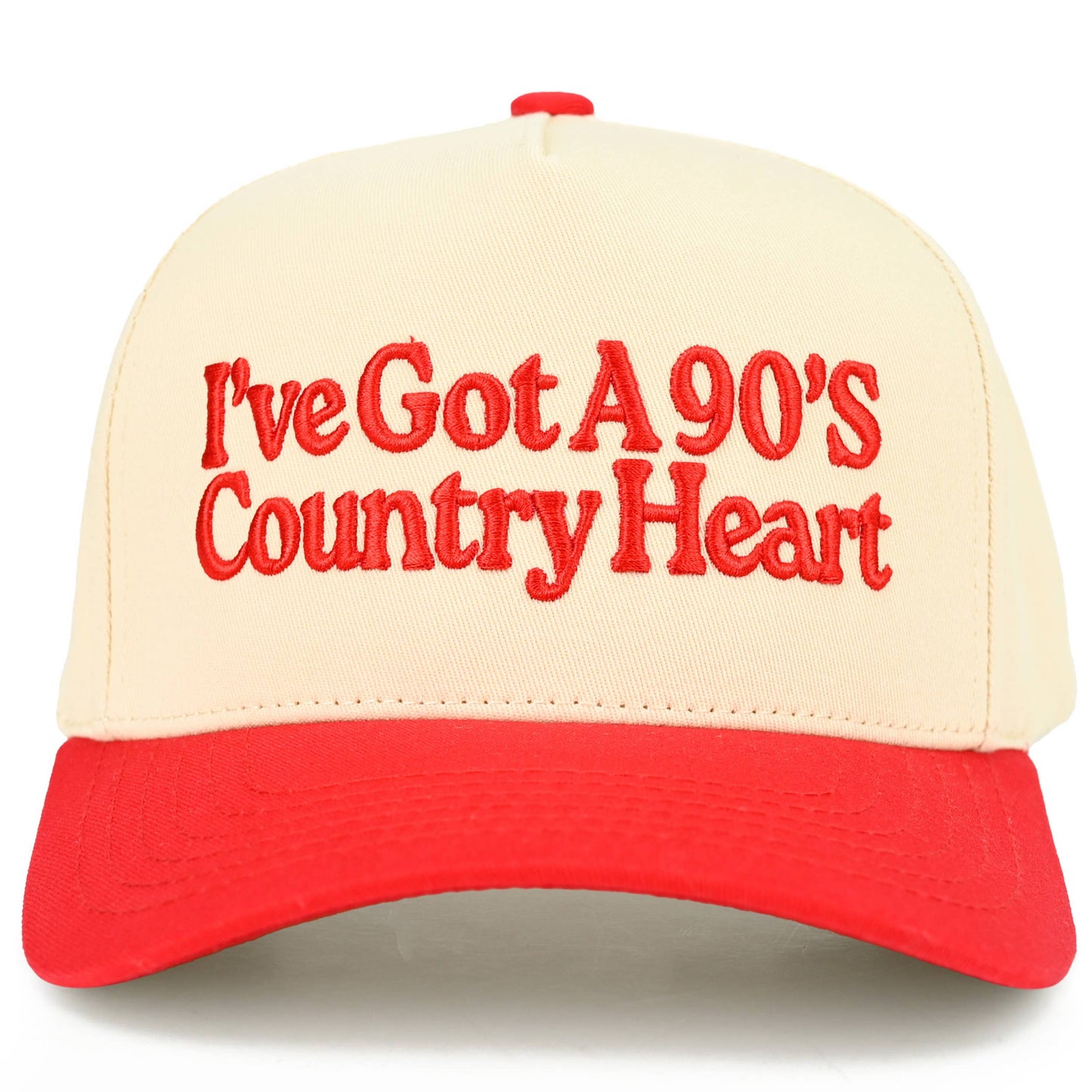 C.C I'VE GOT A 90'S COUNTRY HEART Two Tone Trucker Hat
