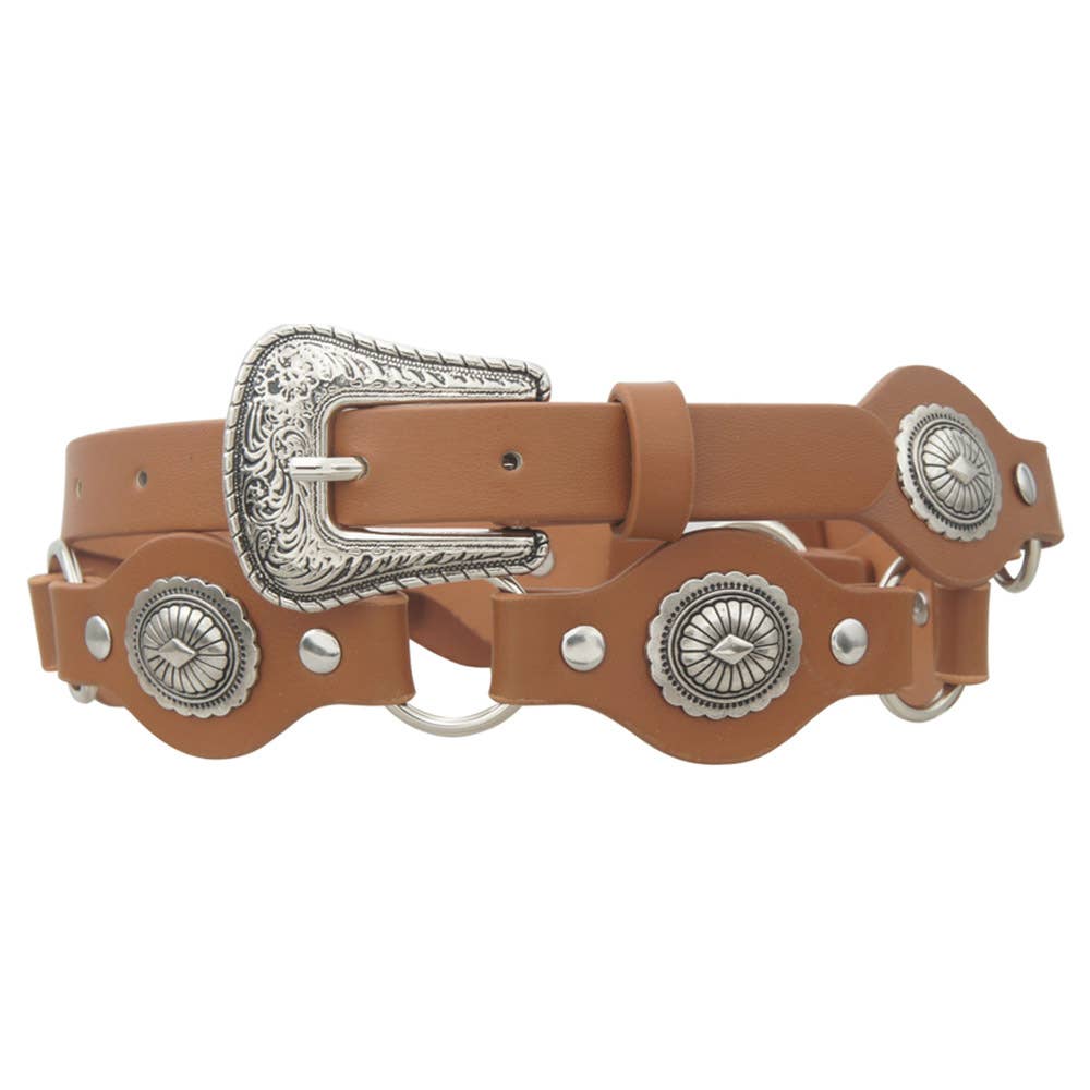 SOUTH WESTERN CONCHO LINK WESTERN BELT, IW 18006ASL