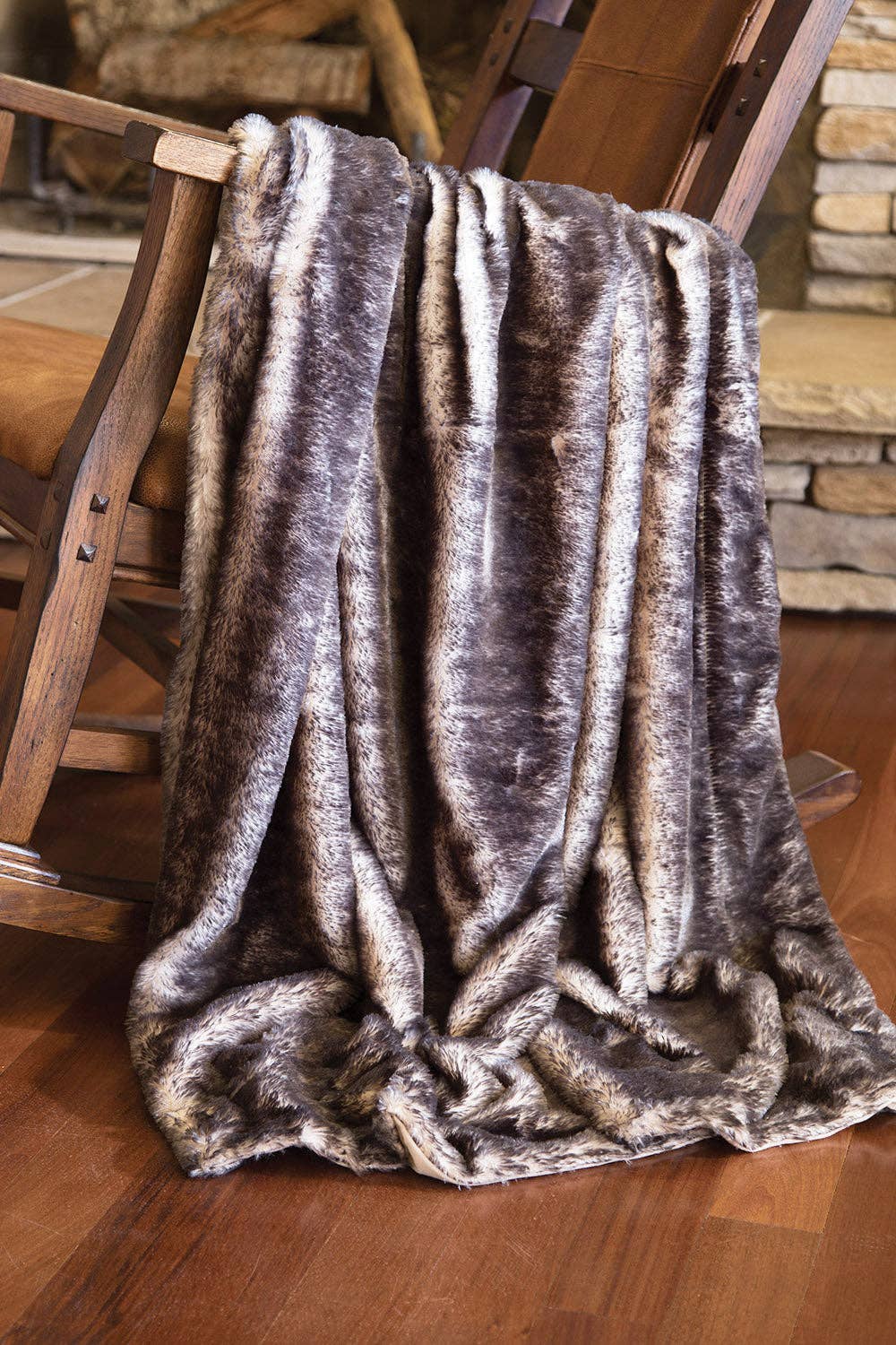 Fox Faux Fur Throw