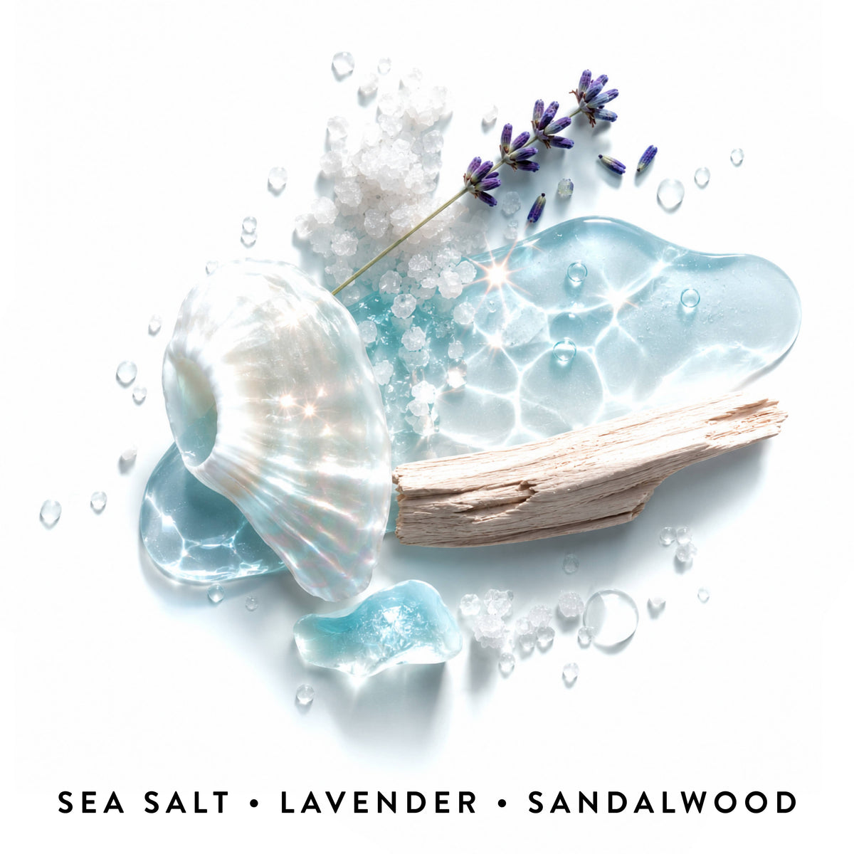 MIDNIGHT MOON Perfume with Sea Salt, Lavender + Sandalwood