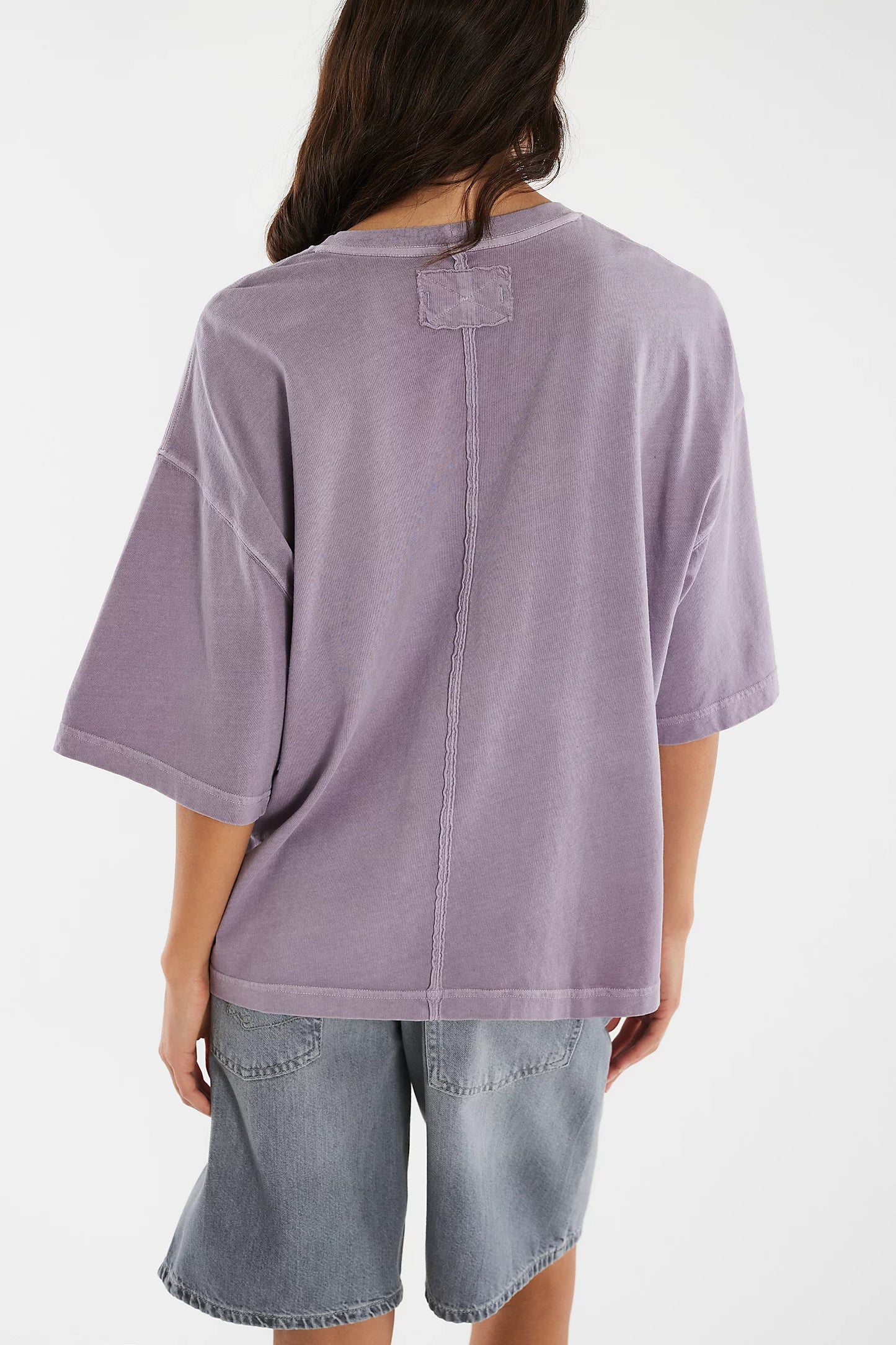 We The Free Perfect Oversized Tee/PLUM ASH