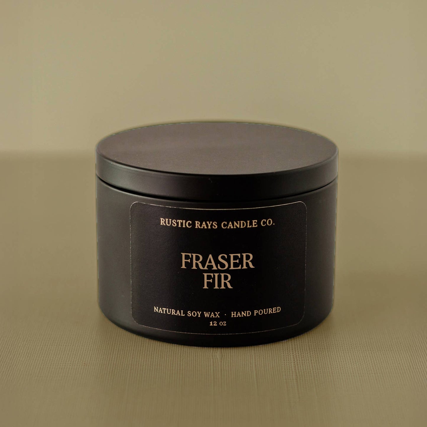 Fraser Fir 12 oz Soy Candle - Winter Home Decor & Gifts