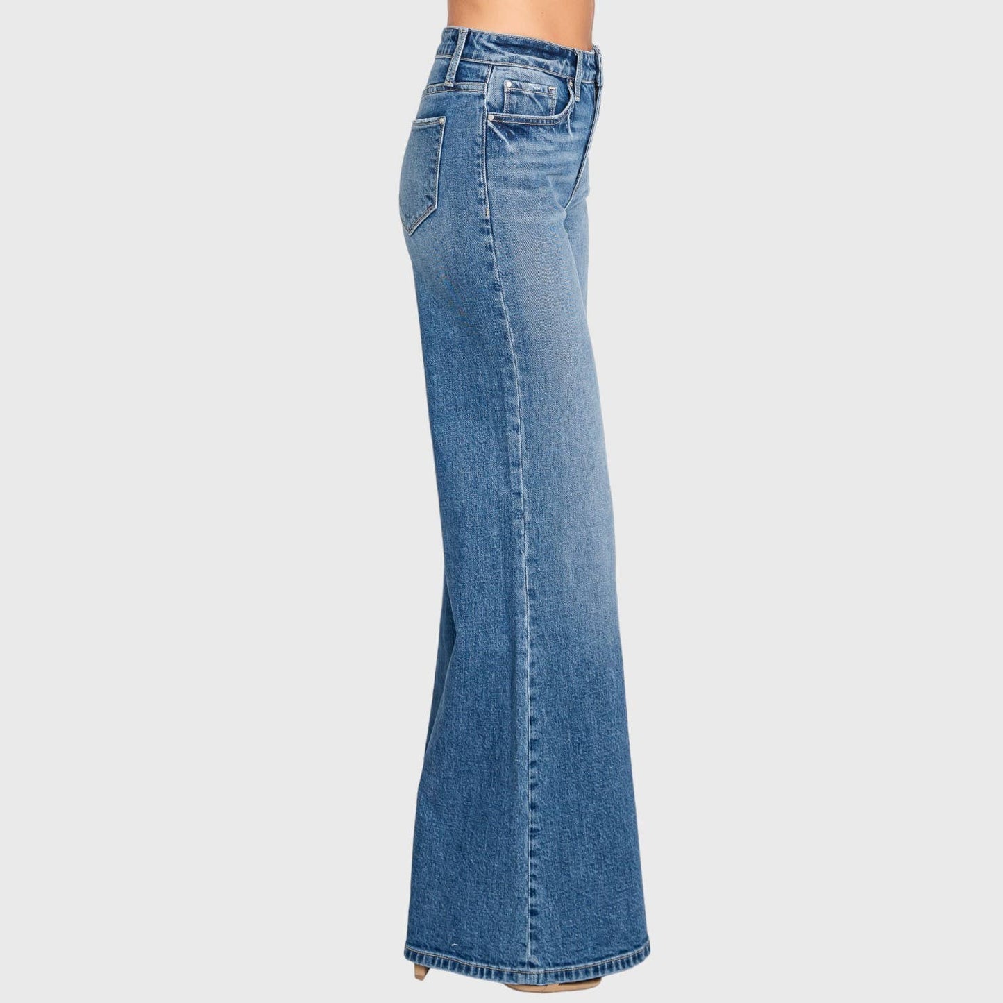 P1081F-MD SUPER SOFT TOUCH HIGH RISE COMFORT WIDE FLARE