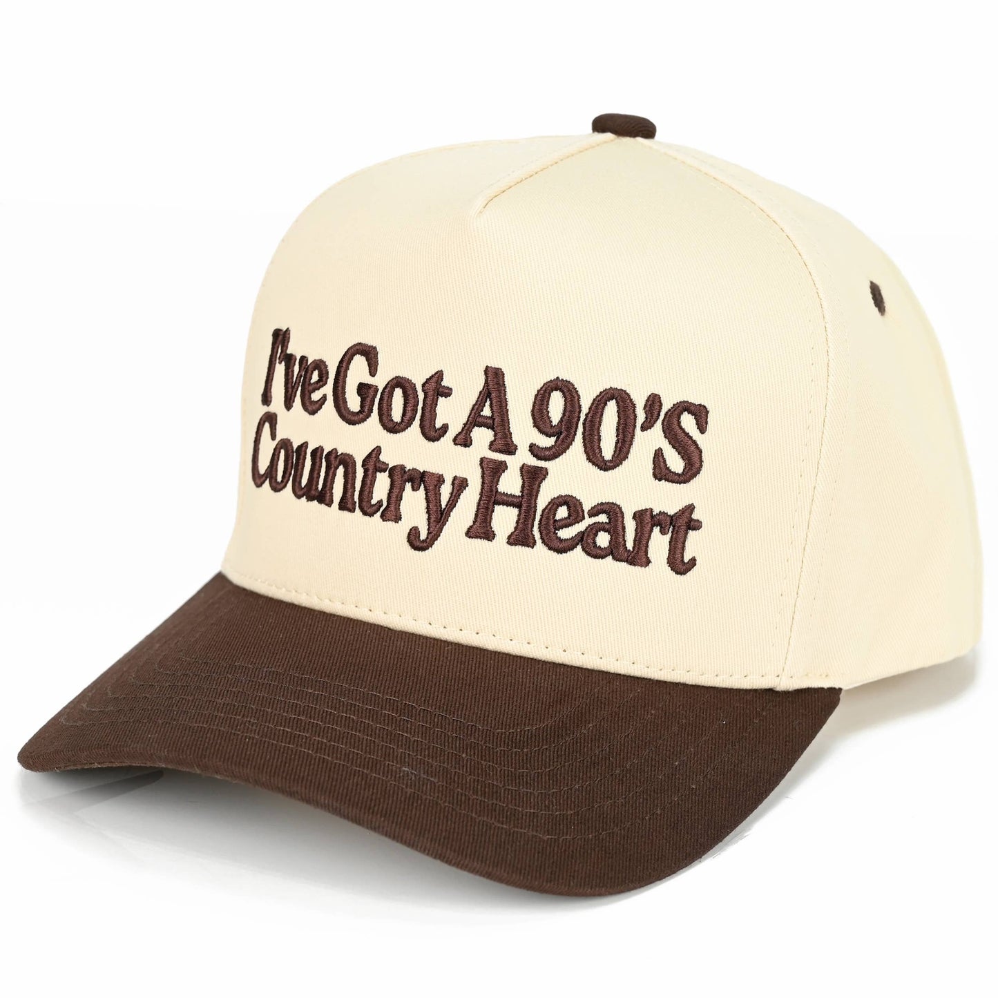 C.C I'VE GOT A 90'S COUNTRY HEART Two Tone Trucker Hat