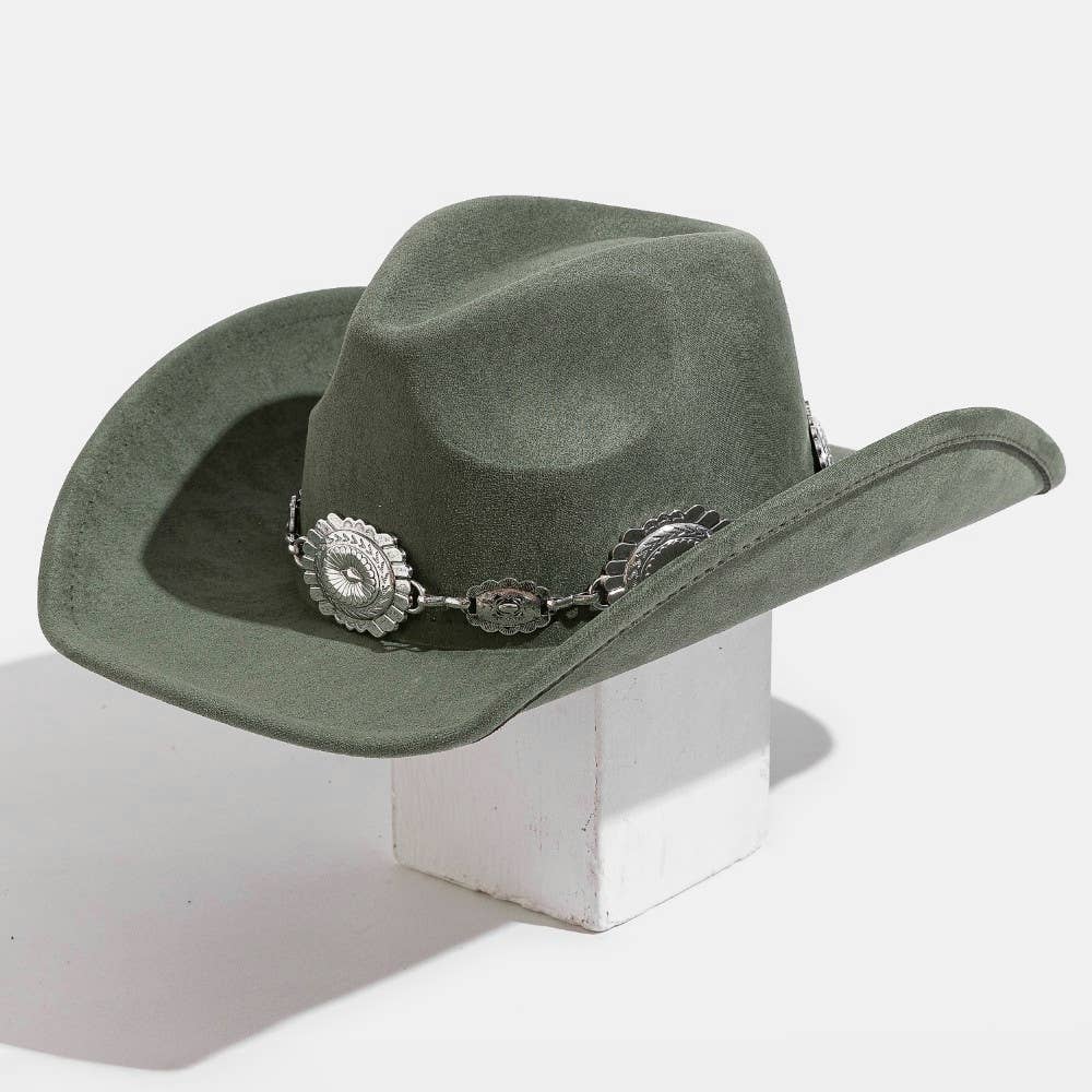 Western Concho Cowboy Hat