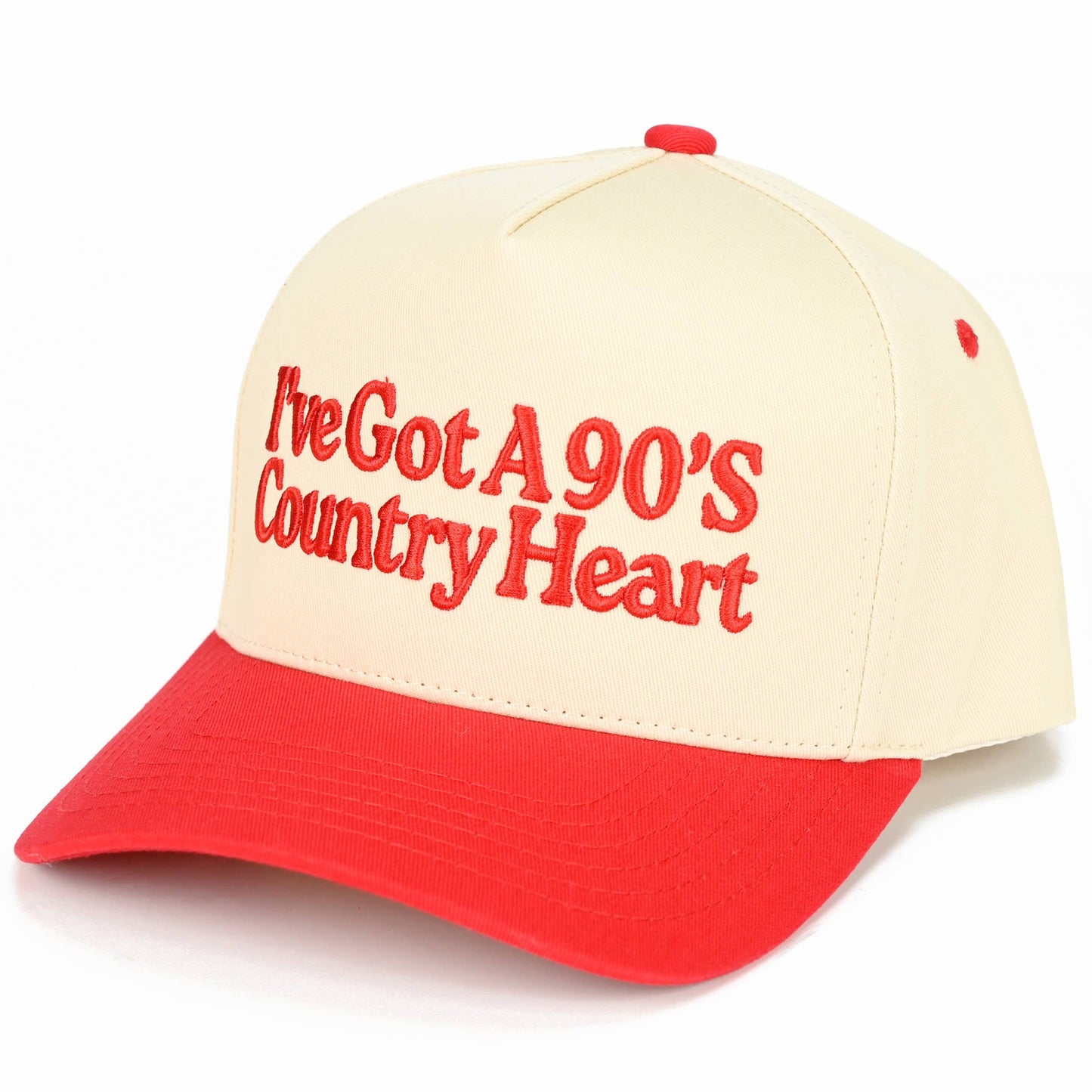 C.C I'VE GOT A 90'S COUNTRY HEART Two Tone Trucker Hat
