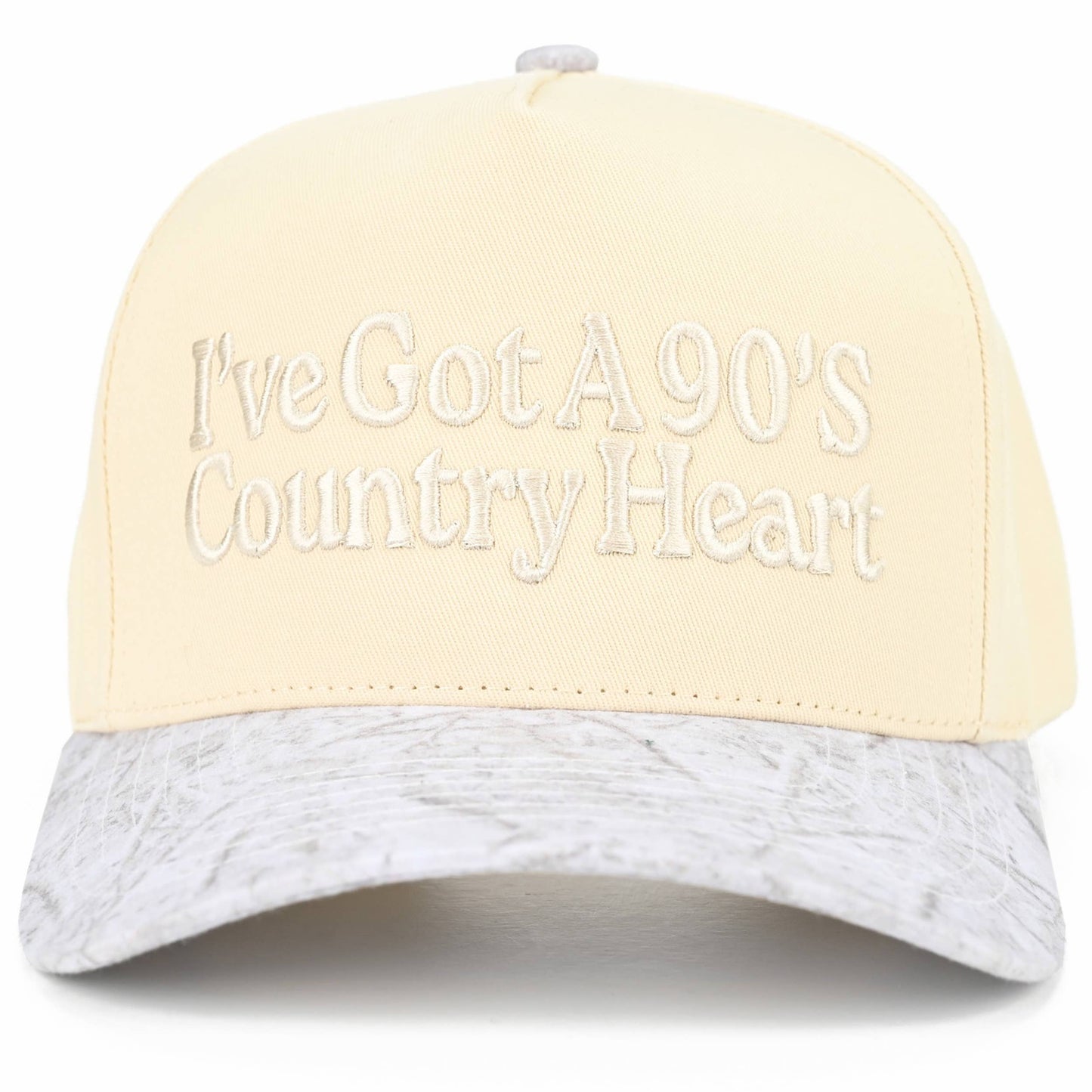 C.C I'VE GOT A 90'S COUNTRY HEART Two Tone Trucker Hat