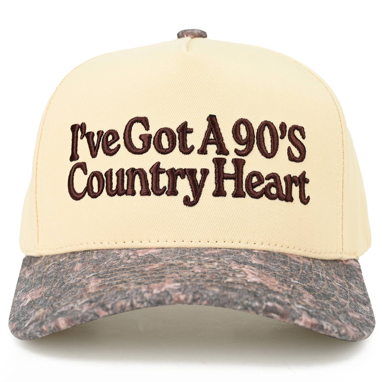 C.C I'VE GOT A 90'S COUNTRY HEART Two Tone Trucker Hat