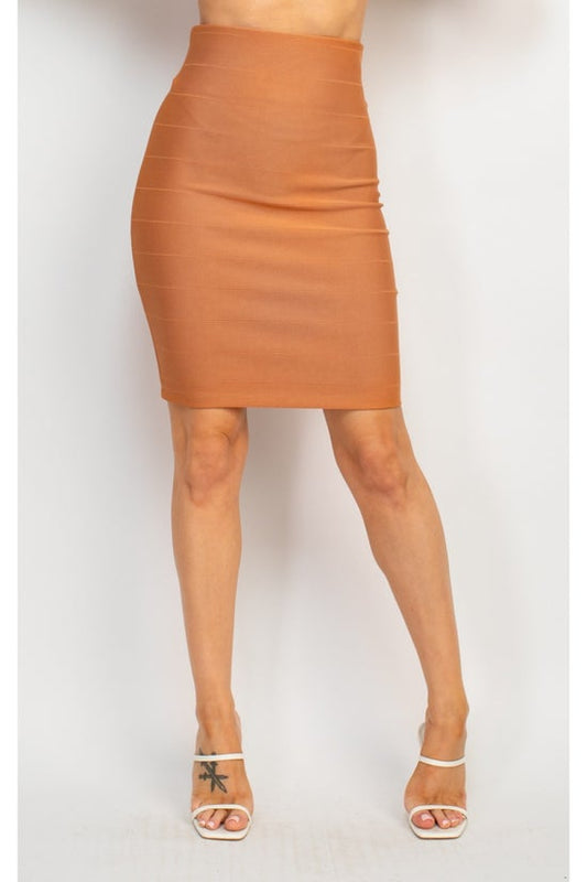 PINCLE SKIRT COPPER