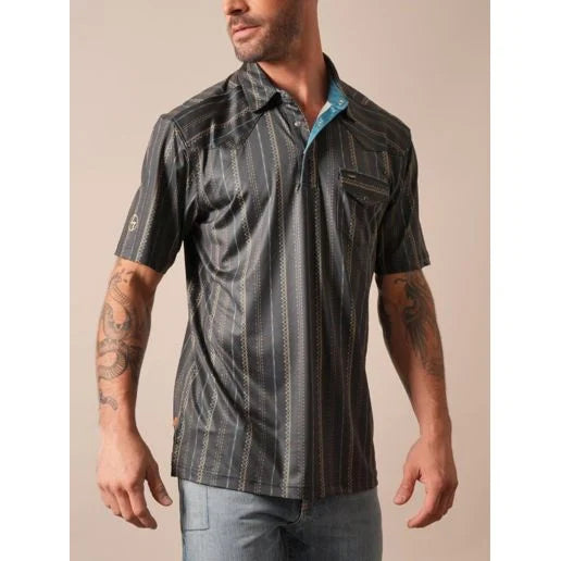 Kimes Ranch Men's ZT Z-Stripe Polo Shirt