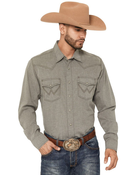Wrangler Retro® Premium Long Sleeve Shirt - Modern Fit