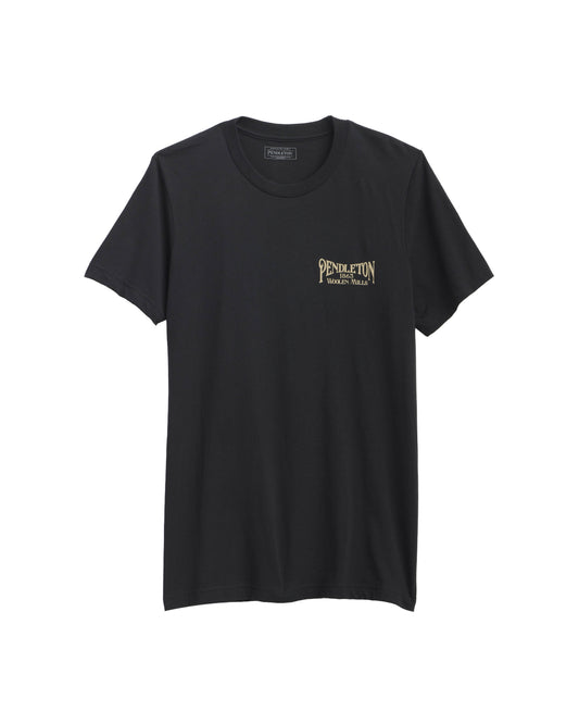 STOCKMEN STAMP GRAPHIC TEE/ VINTAGE BLACK/TAN
