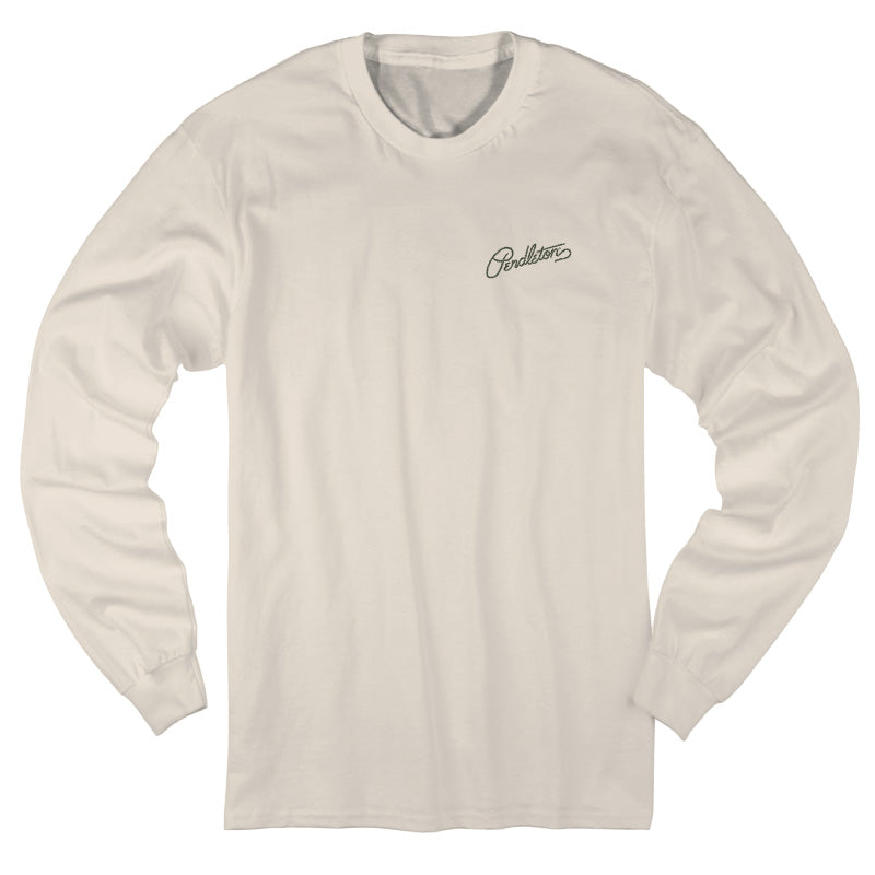 WESTERN OASIS GRAPHIC LS/ bone/black