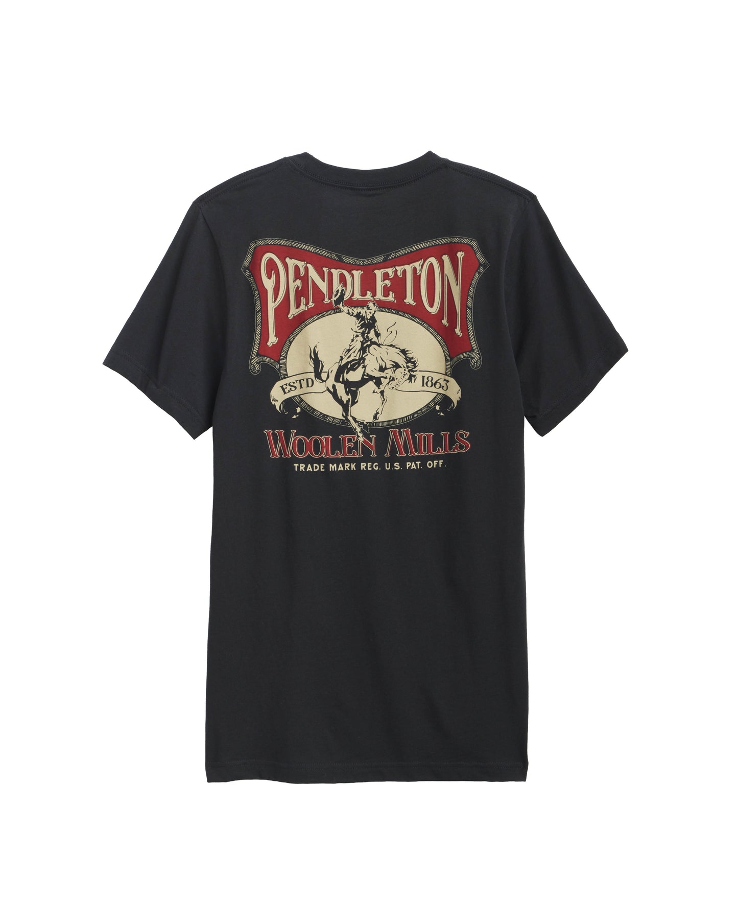 STOCKMEN STAMP GRAPHIC TEE/ VINTAGE BLACK/TAN