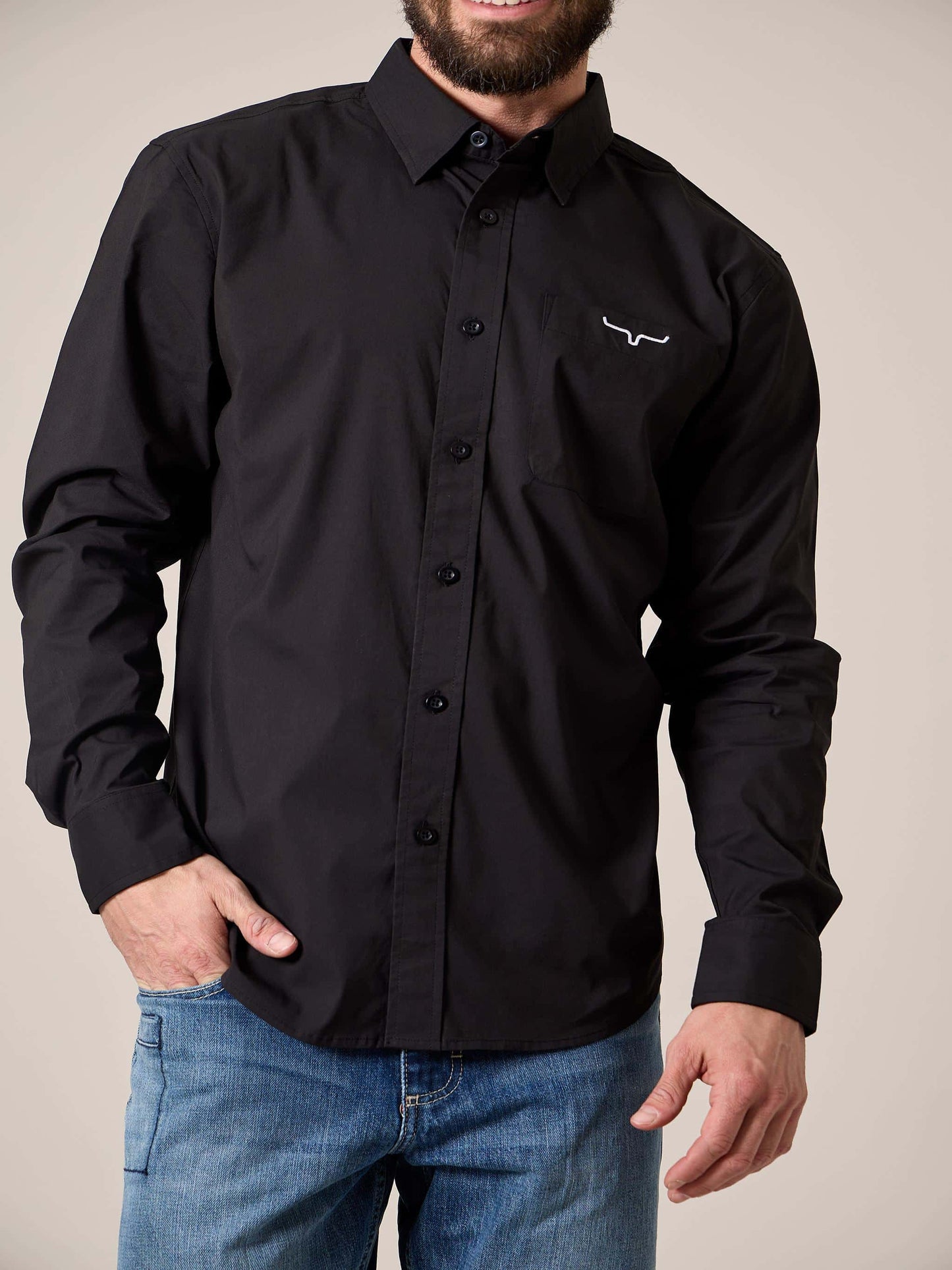 KR TEAM SHIRT-BLACK