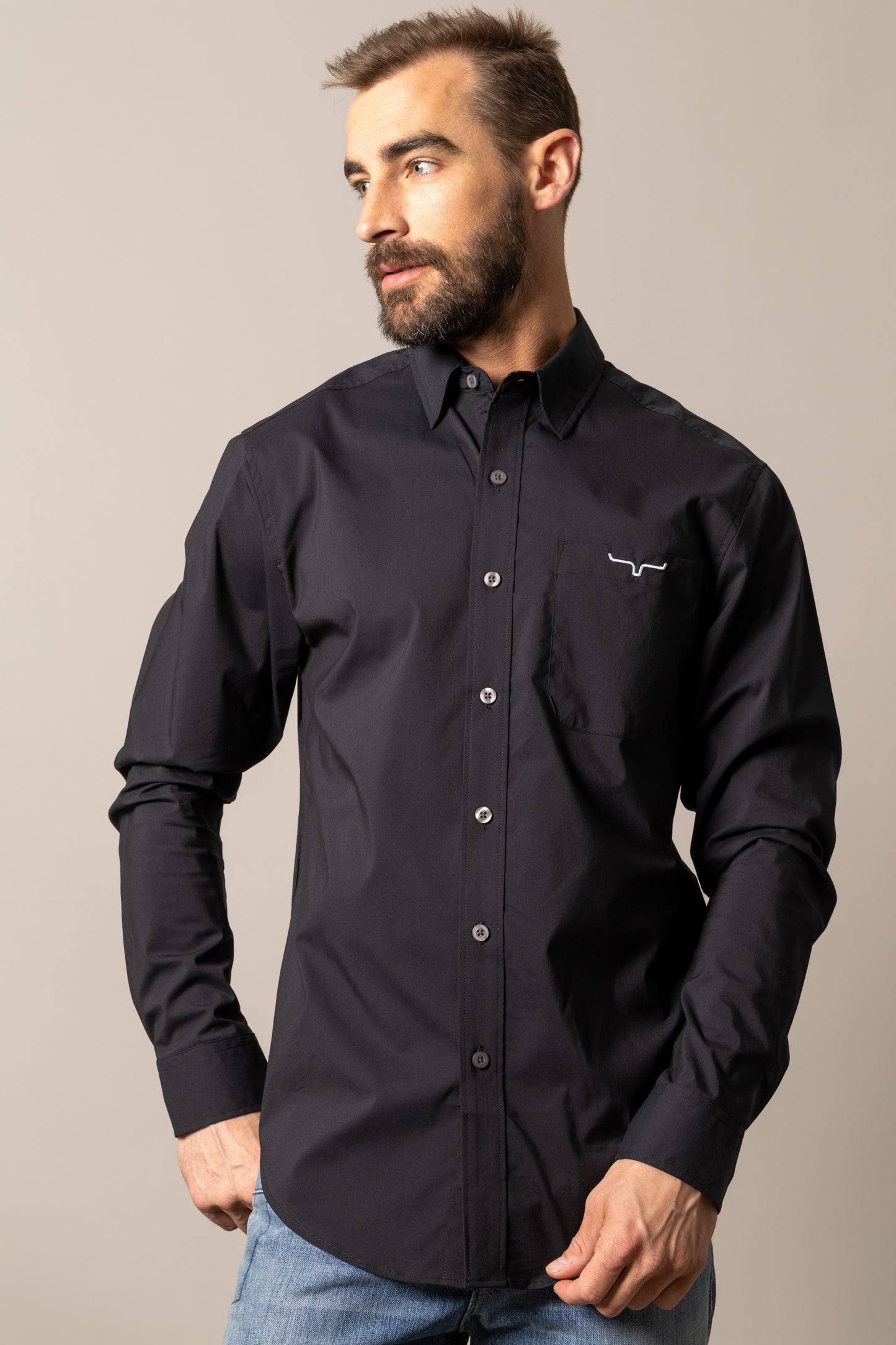 KR TEAM SHIRT-BLACK