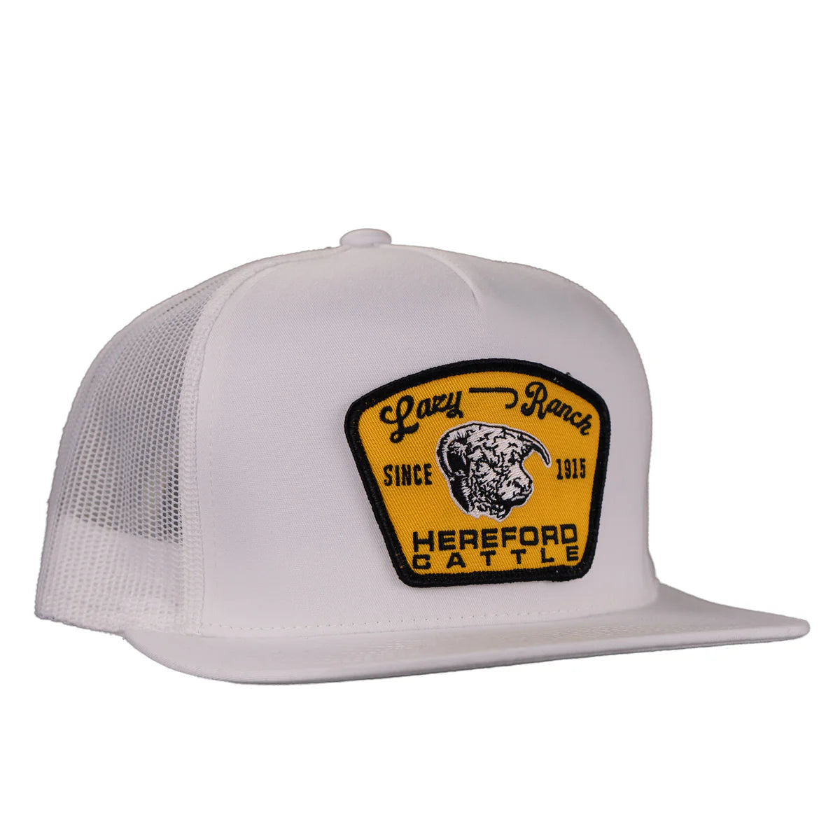 Lazy J Ranch White Hot Shot Classic Five Panel Trucker Hat